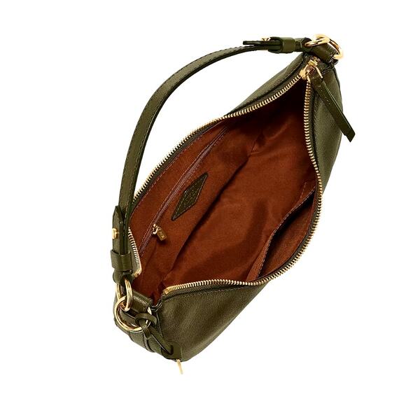 Fossil Women's Loden Green Shae Hobo Bag Size Small - Picture 12 of 12